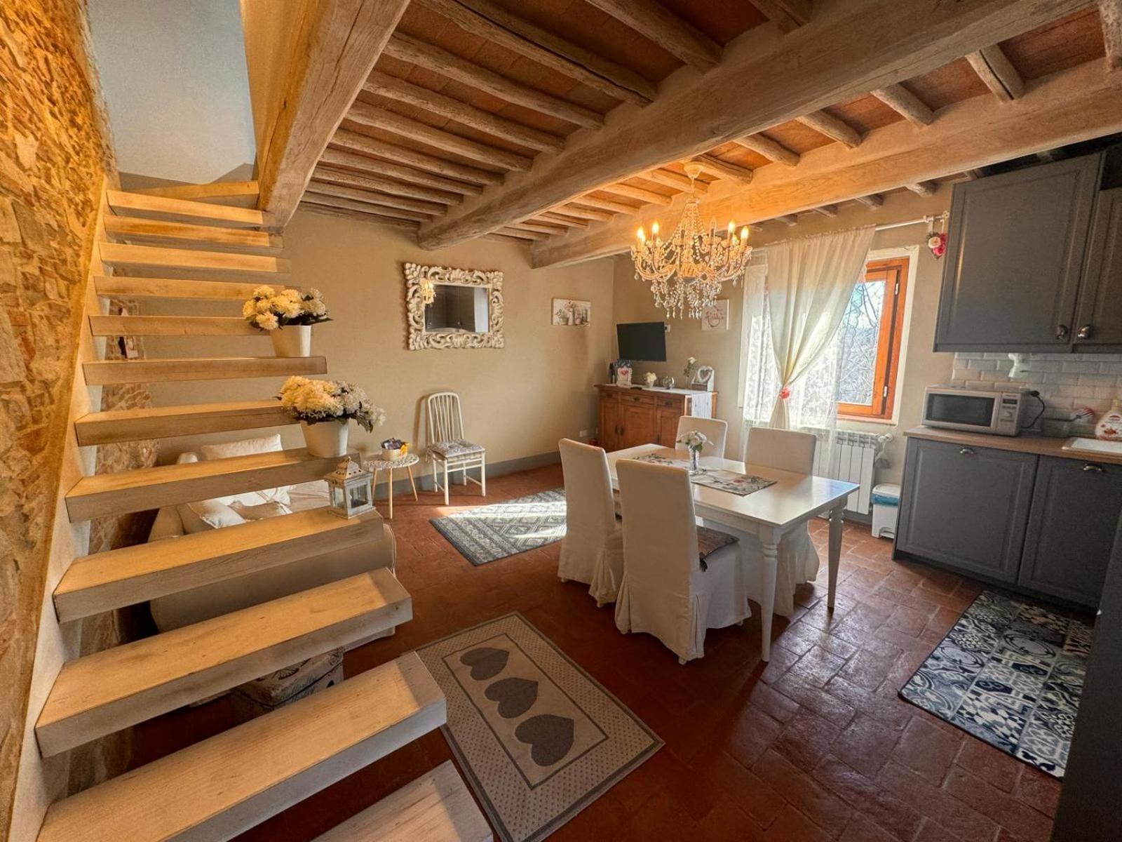 Dolce Cuore Luxe Apartment Chianti Florence Male Romantyczne Mieszkanie San Donato in Poggio المظهر الخارجي الصورة